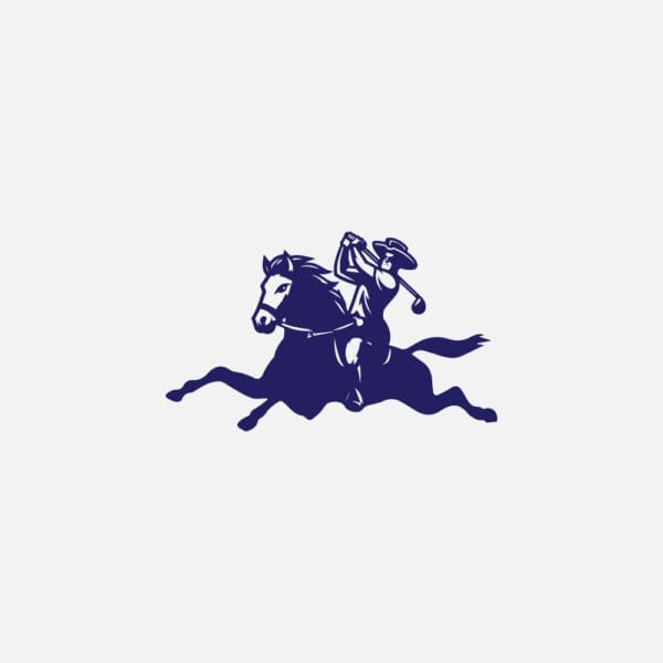 Gallop & Swing Logo — Dynamic Horse Rider Symbol of Power and Precision